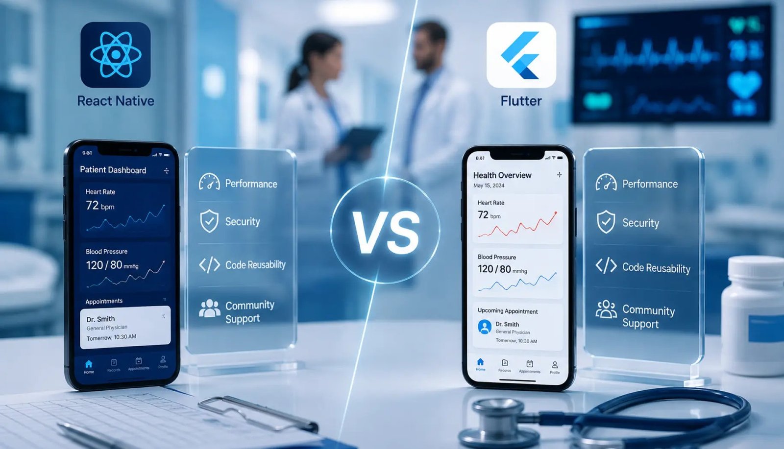 React Native vs Flutter for Healthcare Apps: A Technical Decision Guide  